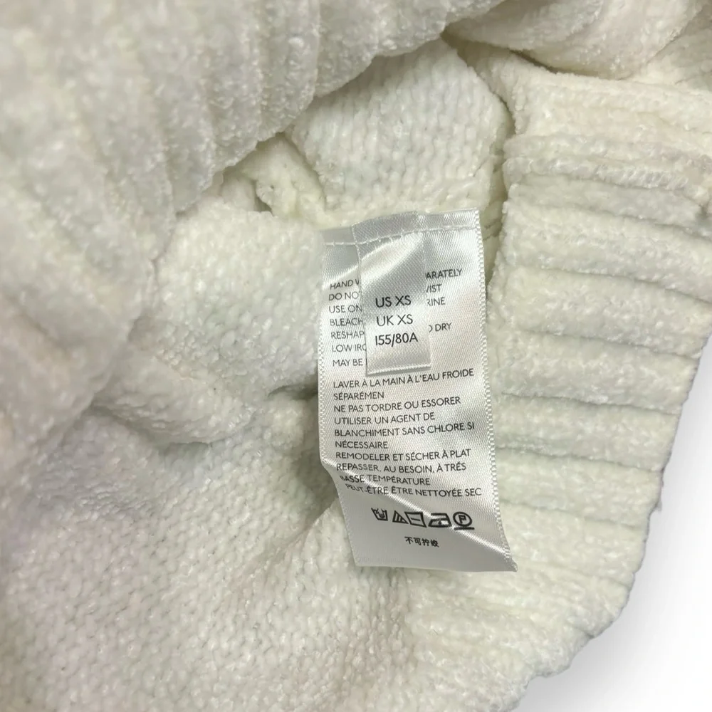 URBAN OUTFITTERS Ivory Maura Cropped Chenille Cardigan - Picture 4 of 4